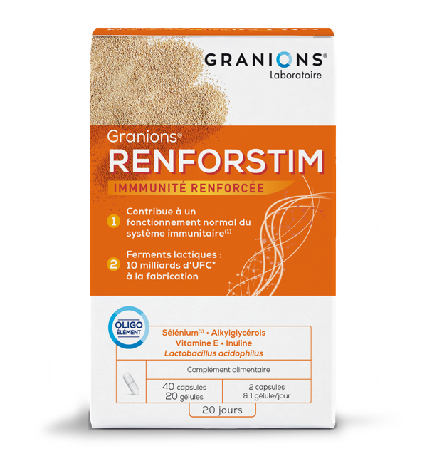 GRANIO RENFORSTIM 40 CAPSULES AND 20 CAPSULES
