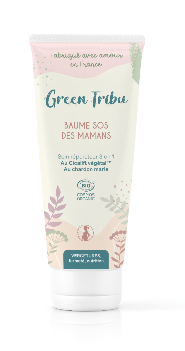 GREEN TRIBU SOS MOM BALM ORGANIC STRETCH MARK REPAIR CARE 125ML