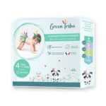 GREEN TRIBU ECOLOGICAL DIAPERS SIZE 4 FROM 7 TO 18 KG 22 DIAPERS