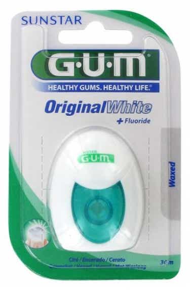 GUM ORIGINAL WHITE DENTAL FLOSS 2040 30M