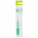 GUM SONIC DAILY SOFT TOOTHBRUSH HEADS X2