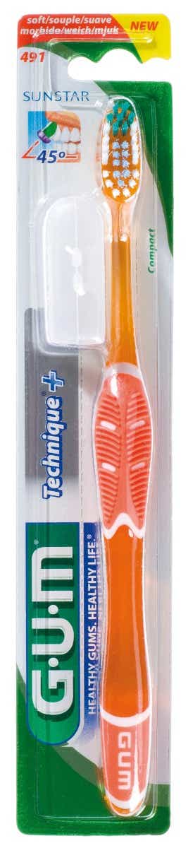 GUM TECHNIQUE COMPACT SOFT TOOTHBRUSH 491 1 UNIT
