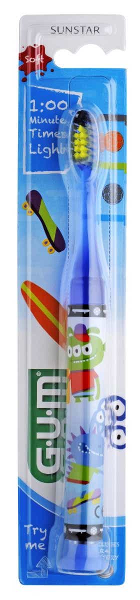 GUM TIMER LIGHT TOOTHBRUSH 7 YEARS AND