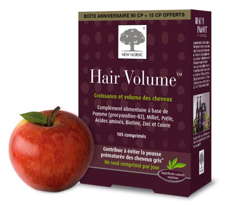 HAIR VOLUME 90 TABLETS 15 TABLETS FREE