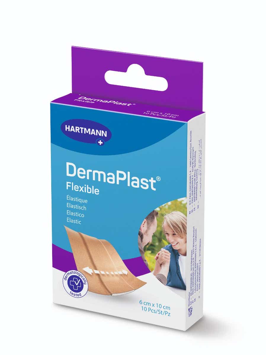 HARTMANN DERMAPLAST FLEXIBLE FLEXIBLE DRESSINGS 10 UNITS