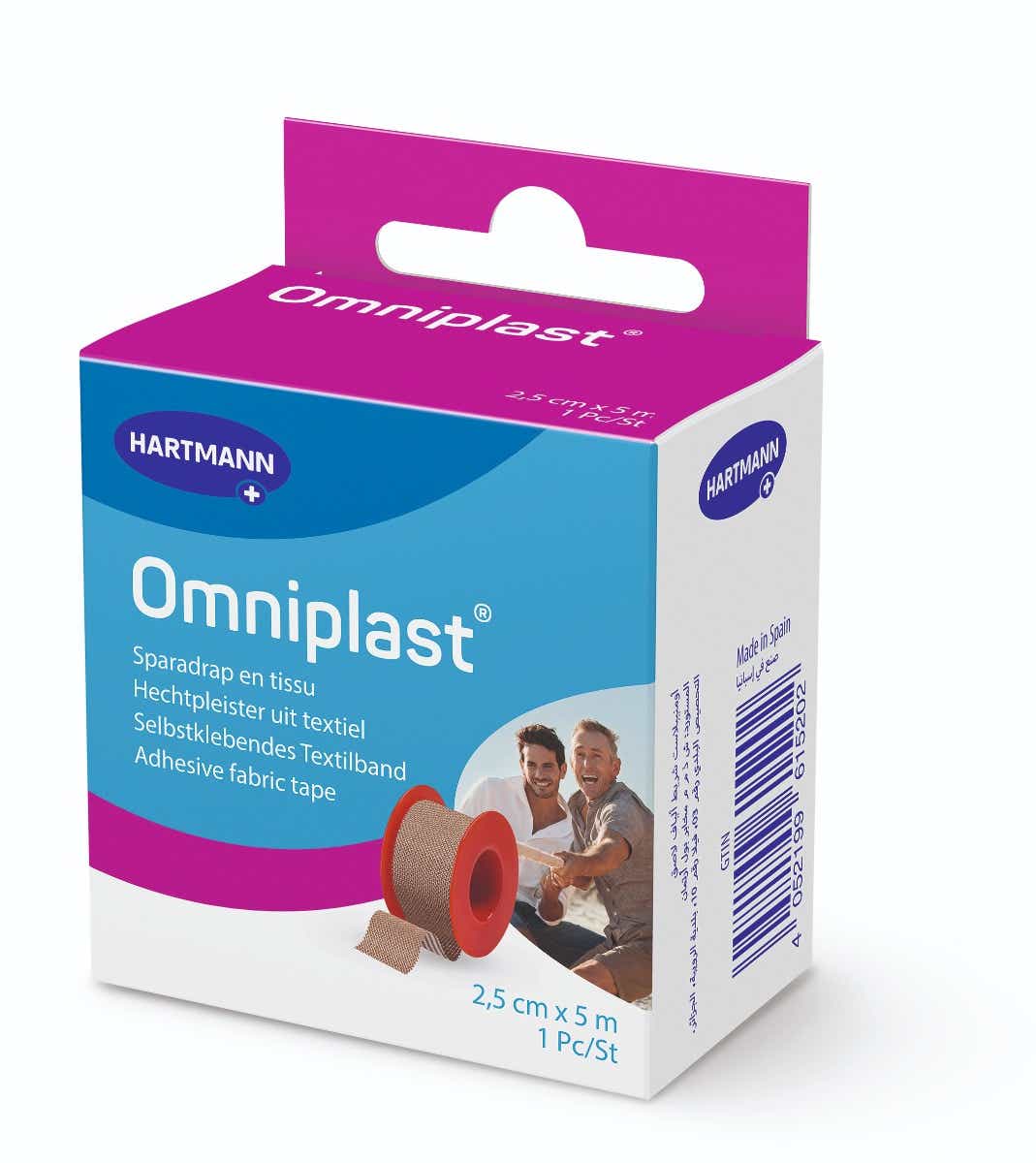 HARTMANN OMNIPLAST FABRIC SPARADRAP 2 5CMX5M 1 UNIT