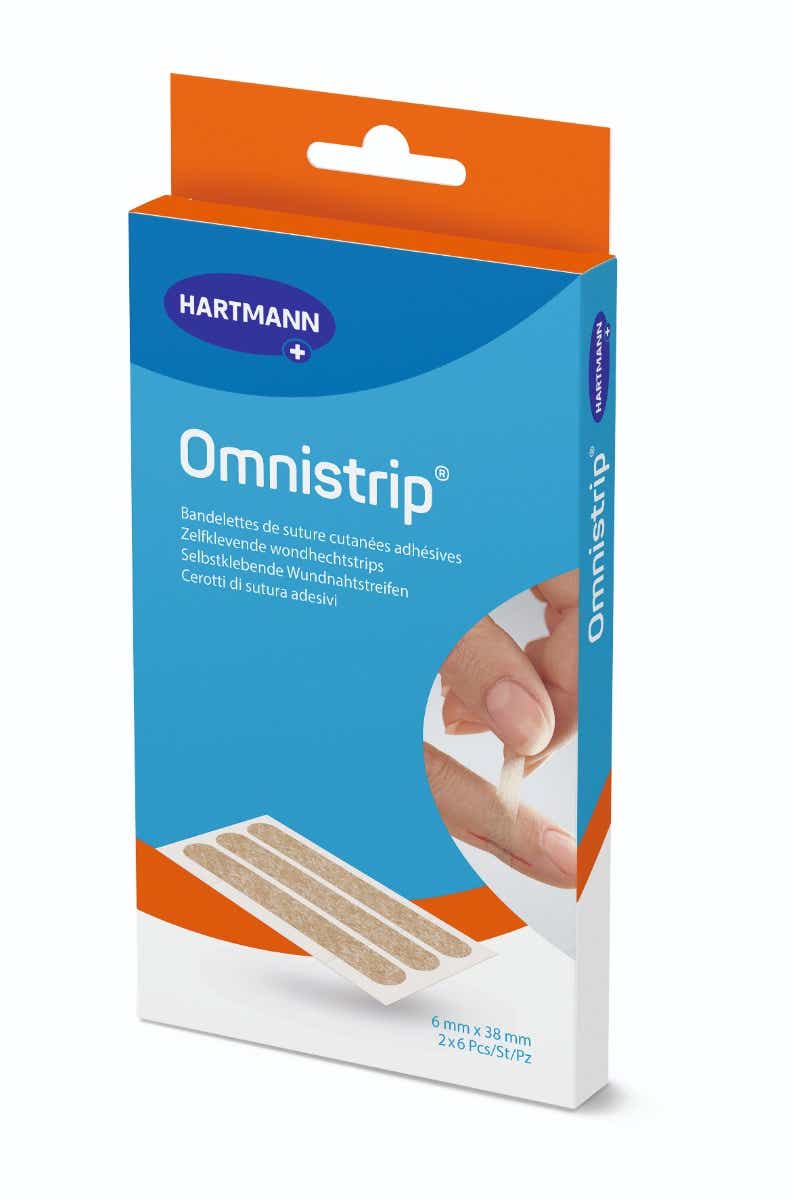 HARTMANN OMNISTRIP SUTURE STRIP 6X38MM 12 UNITS
