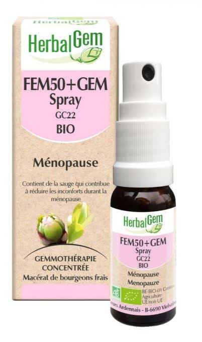 HERBALGEM FEM50 GEM SPRAY GC22 ORGANIC 15ML