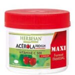 HERBESAN ACEROLA PREMIUM FAMILY SIZE VITAMINS C 500 90 TABLETS