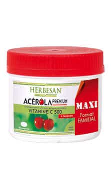 HERBESAN ACEROLA PREMIUM FAMILY SIZE VITAMINS C 500 90 TABLETS