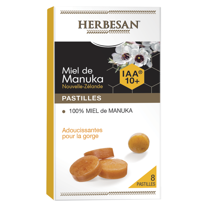 HERBESAN MANUKA HONEY PELLETS IAA 10 8 TABLETS