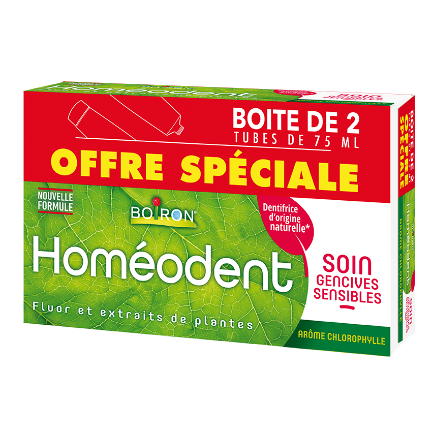 HOMEODENT TOOTHPASTE GUM CARE CHLOROPHYLL DUO 2 75ML