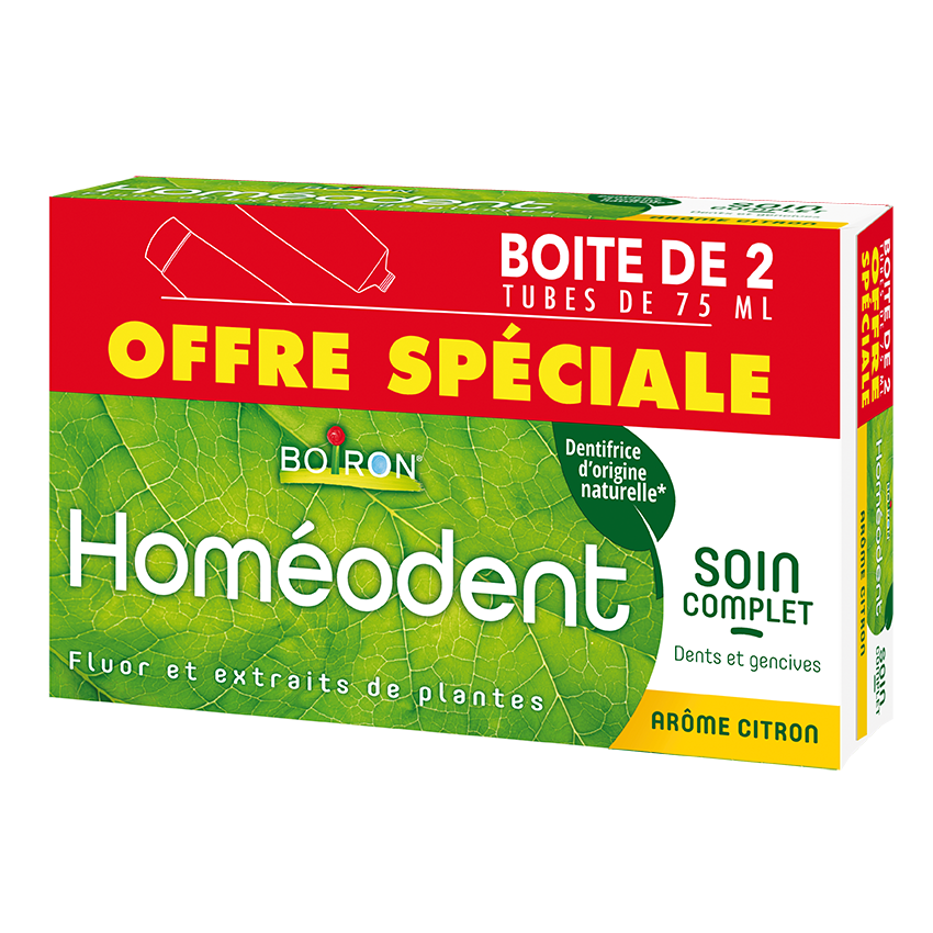 HOMEODENT COMPLETE CARE LEMON DUO 2 75ML
