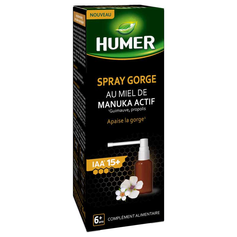 HUMER THROAT SPRAY WITH MANUKA HONEY IAA 15 20ML