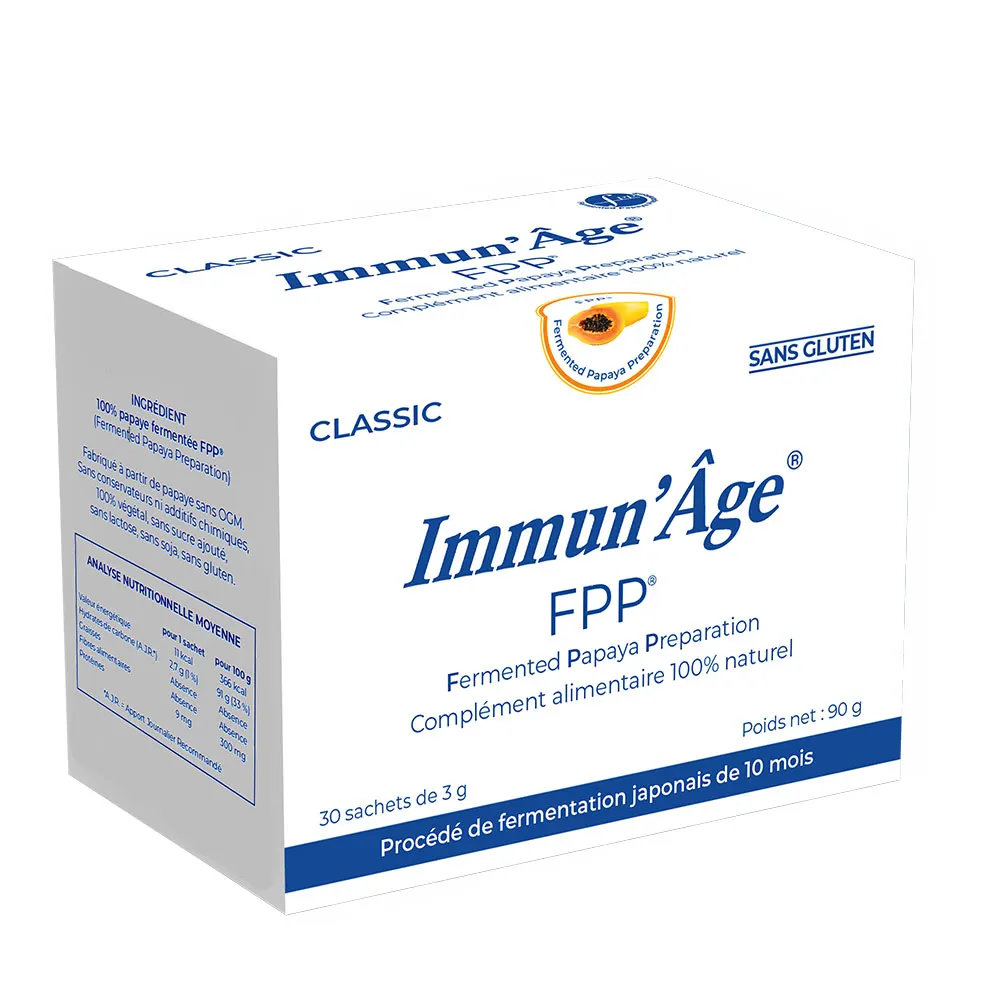 IMMUN AGE FOOD SUPPLEMENT WITH FERMENTED PAPAYA 30 BAGS