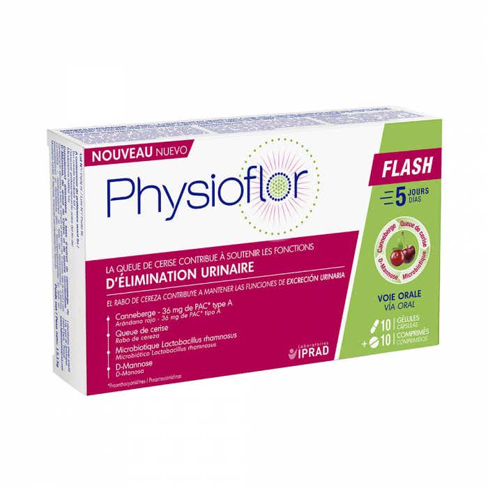 IPDRAD PHYSIOFLOR FLASH 10 CAPSULES 10 TABLETS