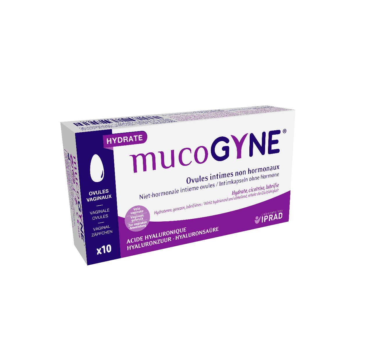 IPRAD MUCOGYNE 10 NON-HORMONAL EGGS