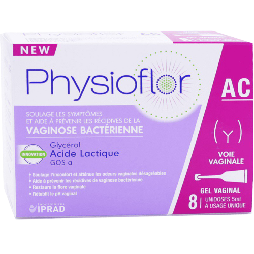 IPRAD PHYSIOFLOR AC VAGINAL CARE 8 SINGLE DOSE