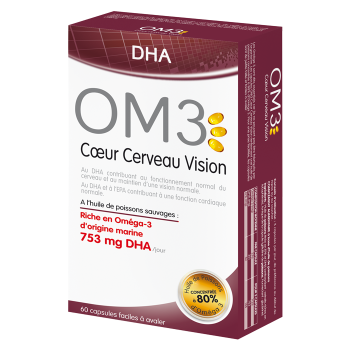 ISODIS NATURA OM3 HEART BRAIN VISION 60CAPSULES