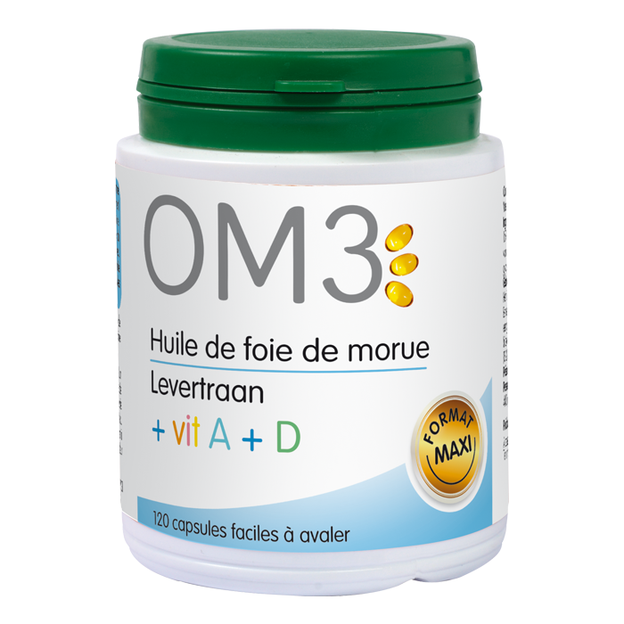 ISODIS NATURA OM3 COD LIVER OIL 120 CAPSULES