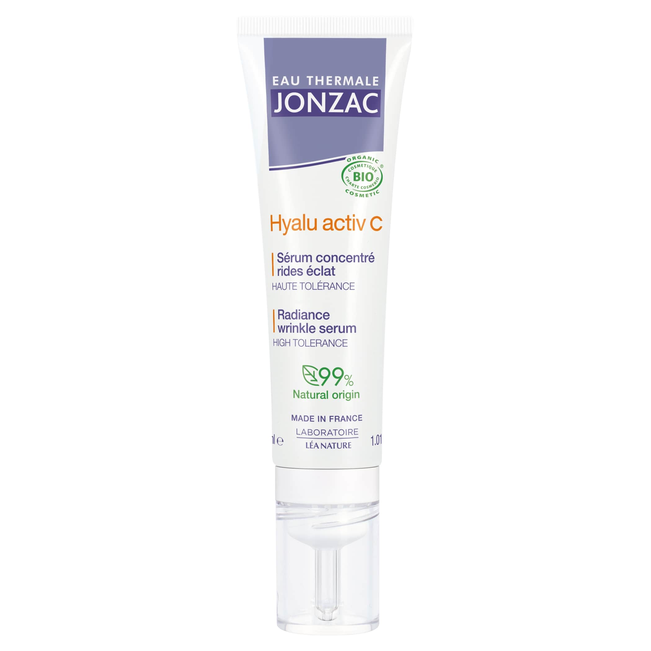 JONZAC HYALU ACTIV C SERUM CONCENTRATE WRINKLES RADIANCE FACE ALL SKIN TYPES 30ML