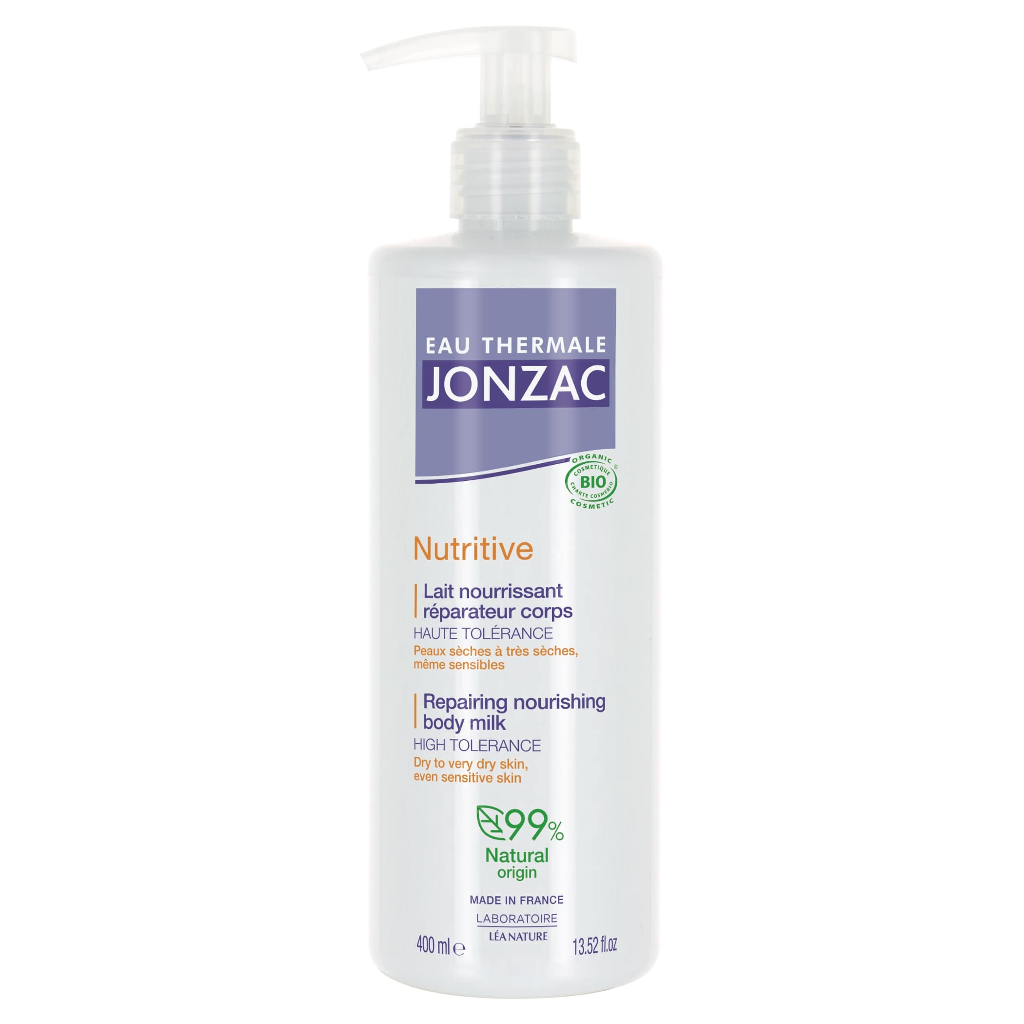 JONZAC NUTRITIVE NOURISHING BODY REPAIR MILK 400 ML
