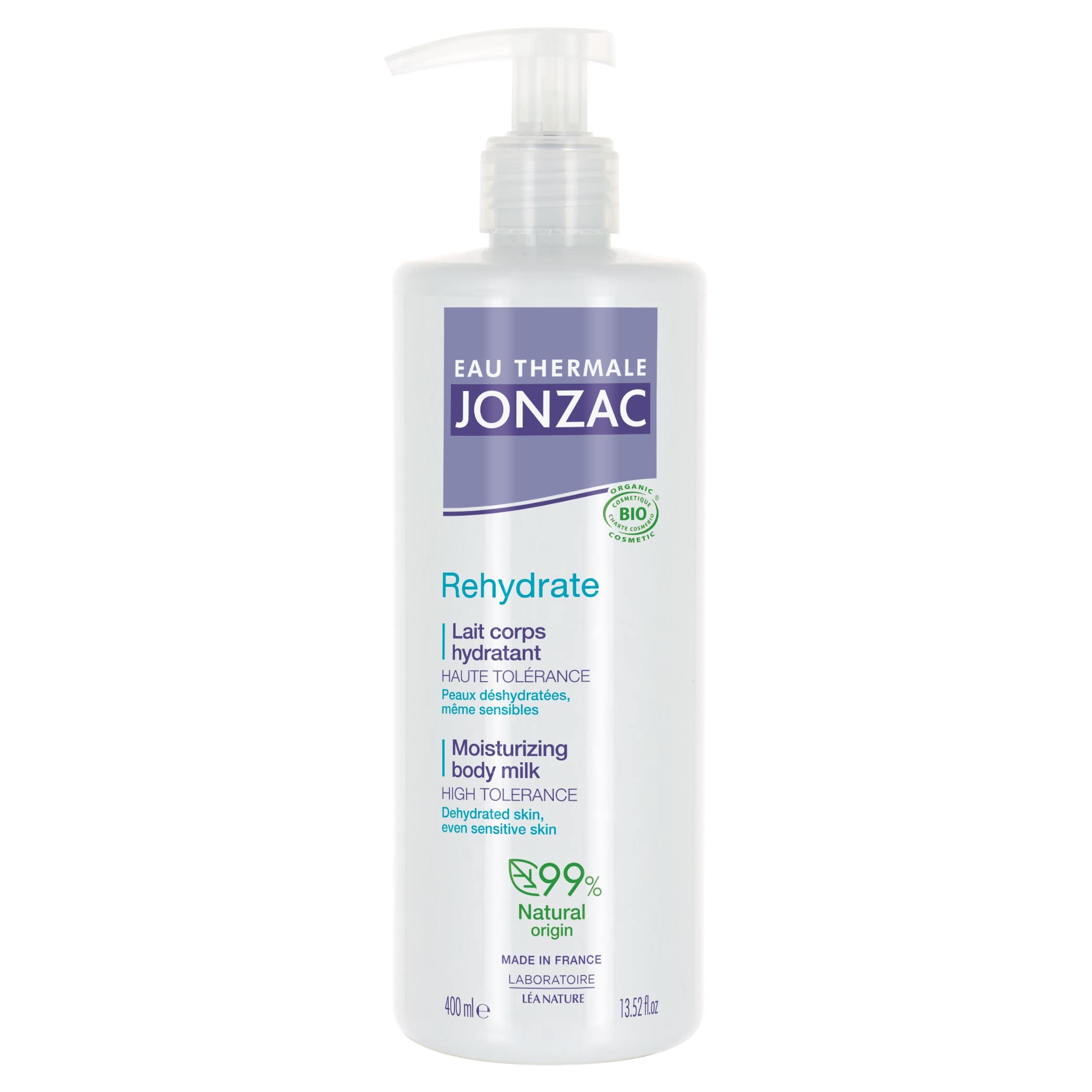 JONZAC REHYDRATE REHYDRATING BODY MILK 400 ML