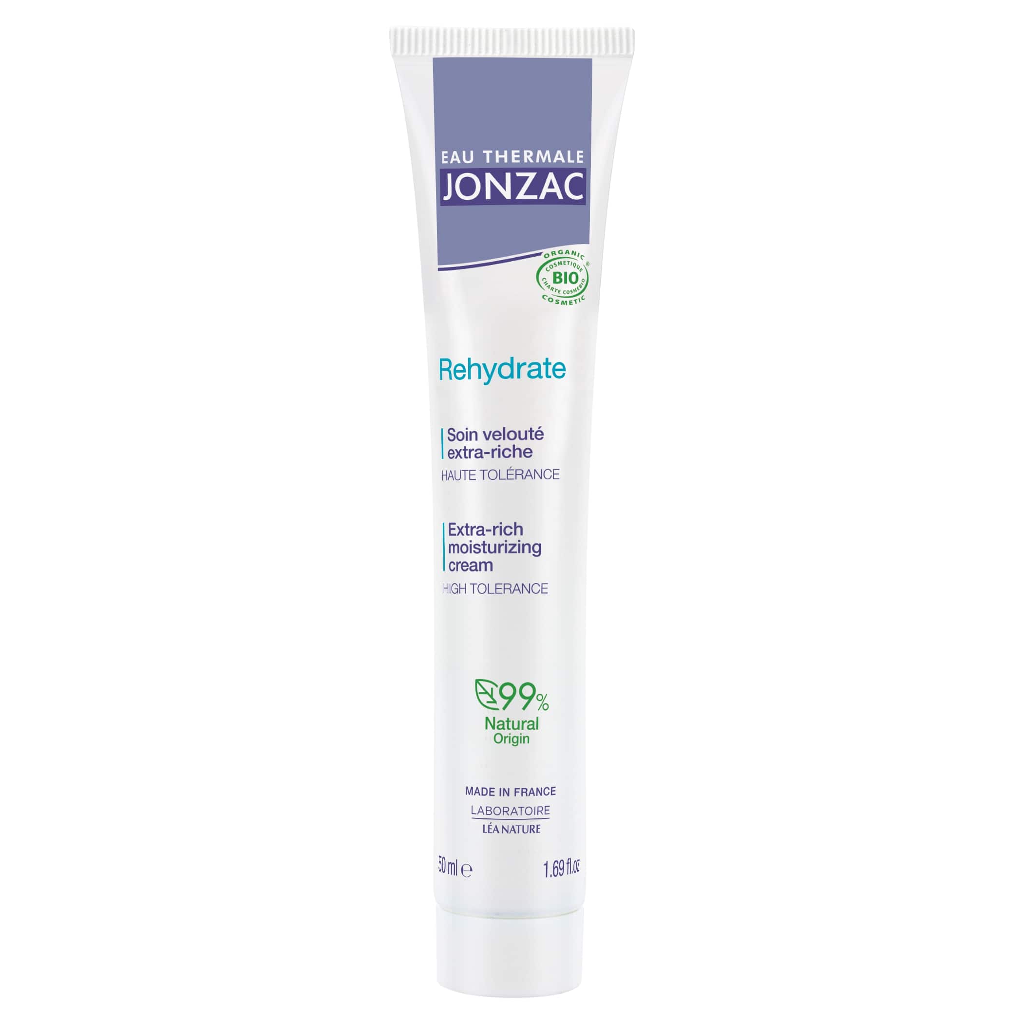 JONZAC REHYDRATE EXTRA RICH ORGANIC VELVET CARE 50ML
