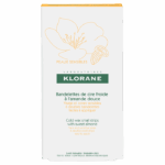 KLORANE COLD WAX DEPILATORY STRIP WITH SWEET ALMOND FACE AND SENSITIVE AREAS 6 STRIPS