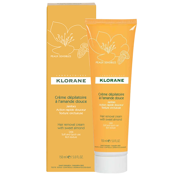 KLORANE SWEET ALMOND DEPILATORY CREAM 150ML
