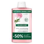 KLORANE PEVOINE ORGANIC PEONY SHAMPOO SENSITIVE SCALP 2X400ML