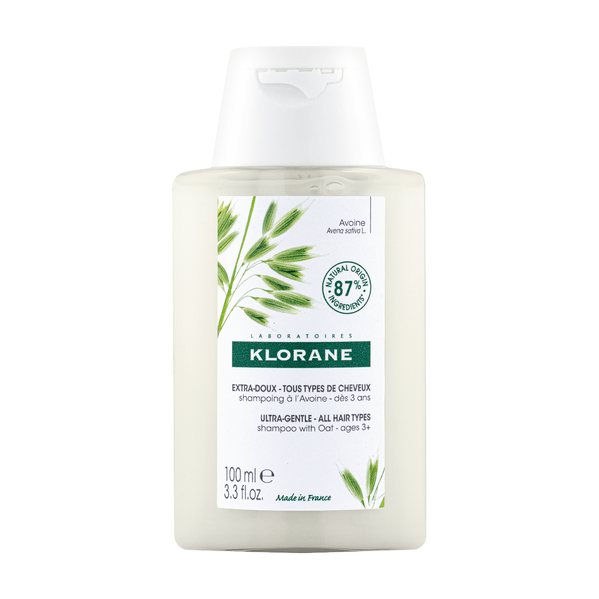 KLORANE EXTRA GENTLE OAT SHAMPOO 100ML