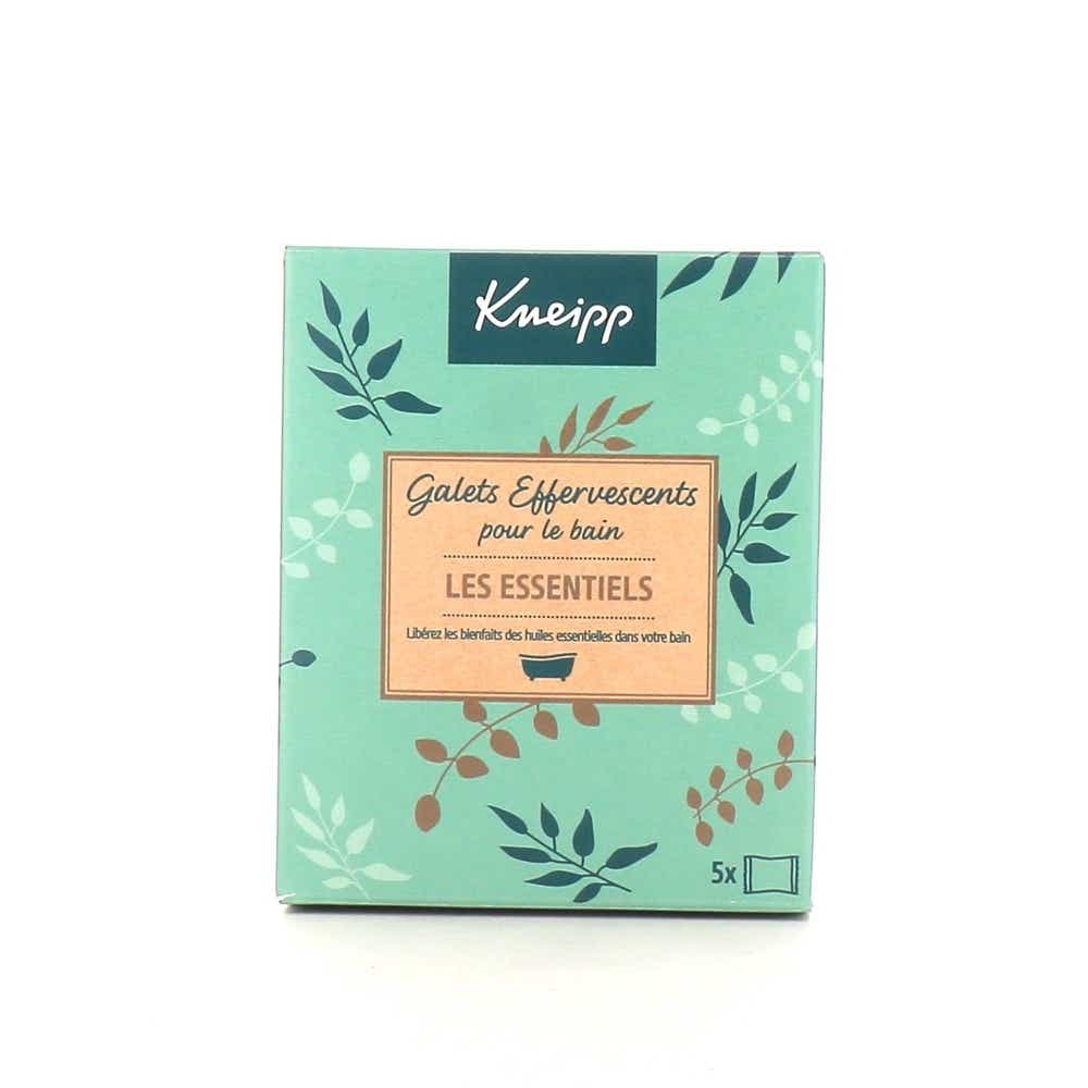 KNEIPP BOX OF THE ESSENTIALS EFFERVESCENT PEBBLES FOR THE BATH 5X80G