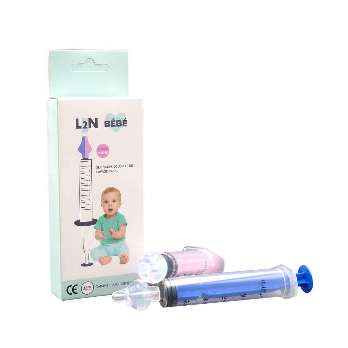 L2N TRADING COLORED BABY SYRINGES FOR NASAL WASH 2 SYRINGES