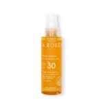 LA ROSEE SUNSCREEN OIL WITH ORGANIC APRICOT OIL SPF30 FACE BODY AND HAIR 150ML