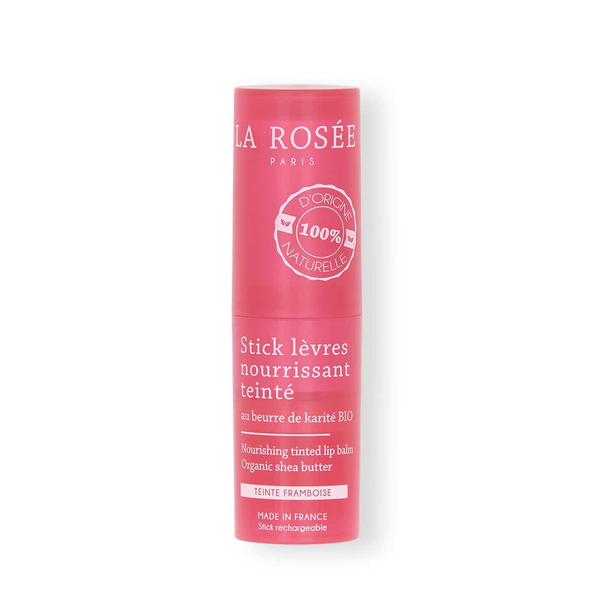 LA ROSEE RECHARGEABLE NOURISHING LIP STICK RASPBERRY TINTED 4 5G