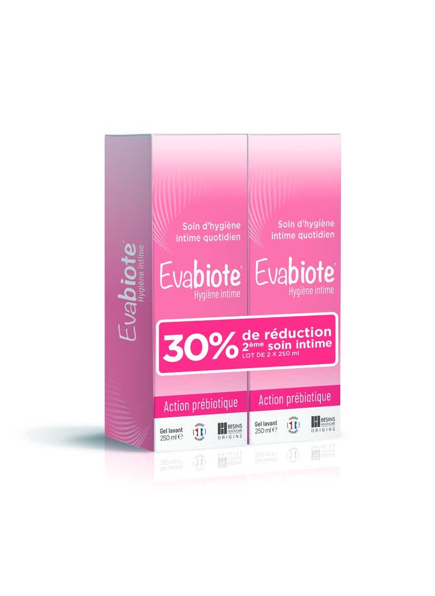 LABORATORY BESINS EVABIOTE INTIMATE HYGIENE WASHING GEL 2X250ML