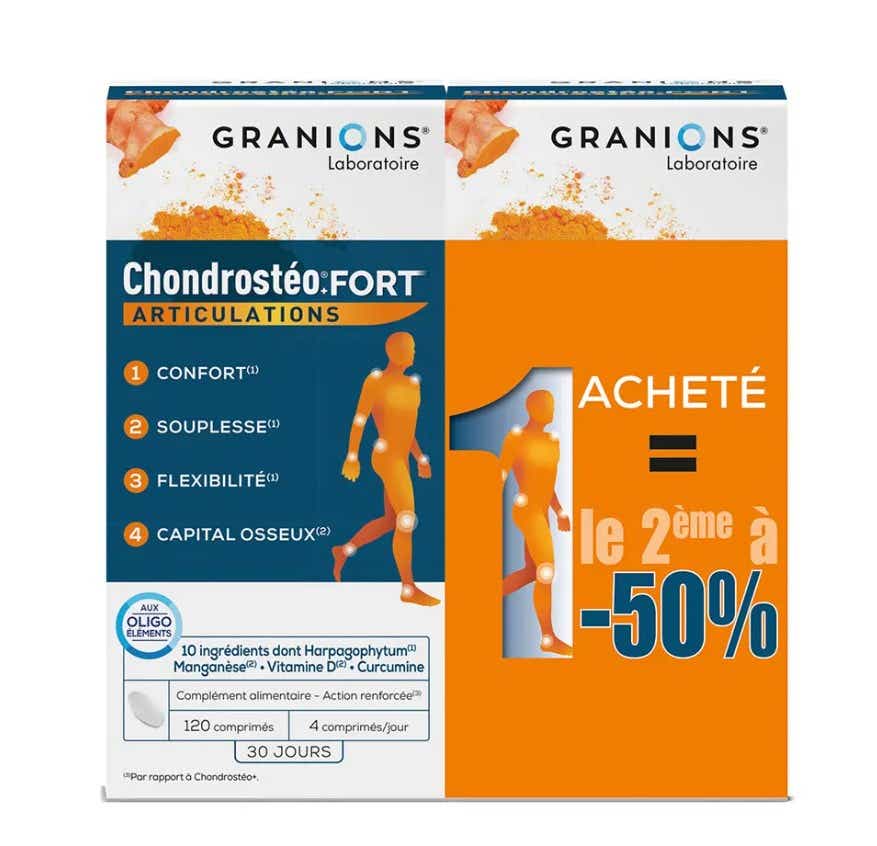 LABORATORY OF GRANIONS CHONDROSTEO FORT 2X120 TABLETS