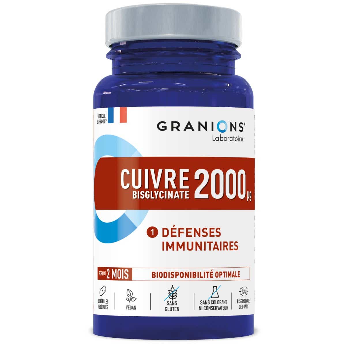 LABORATORY OF COPPER GRANIONS IMMUNE DEFENSES 60 CAPSULES