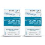 LABORATORY DES GRANIONS MUSCLE RELAXANT LOT OF 2 X 60 TABLETS