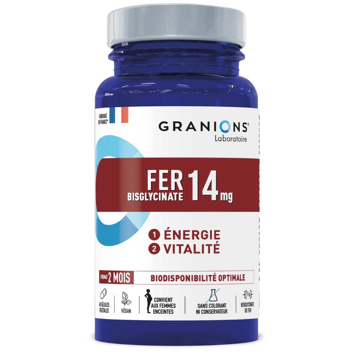 LABORATORY OF IRON GRANIONS 60 CAPSULES