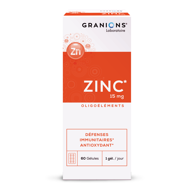 LABORATORY OF GRANIONS ZINC 15MG 60 CAPSULES