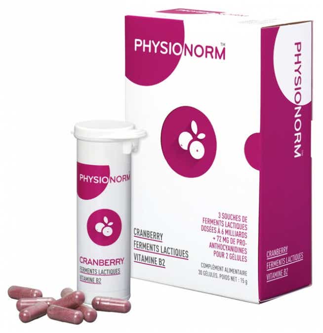 LABORATORY IMMUBIO PHYSIONORM CRANBERRY LACTIC FERMENTS VITAMIN B2 30 CAPSULES