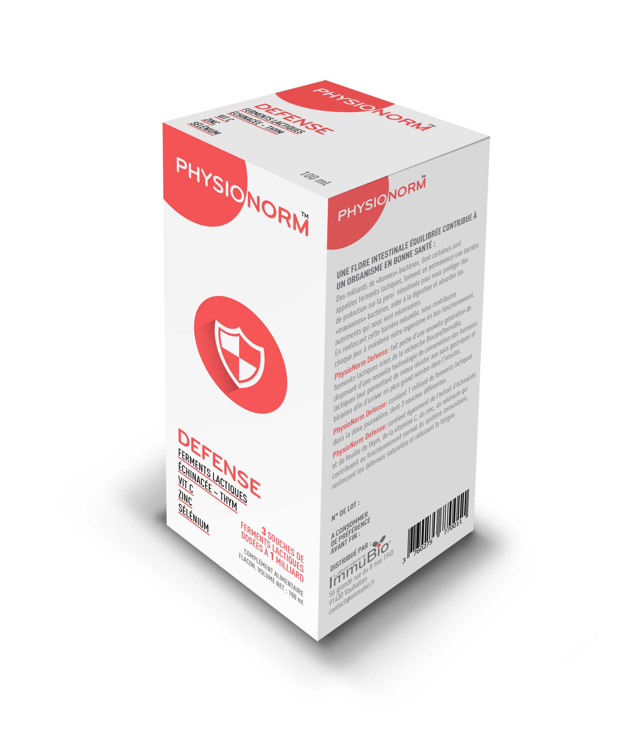 LABORATORY IMMUBIO PHYSIONORM DEFENSE 100ML