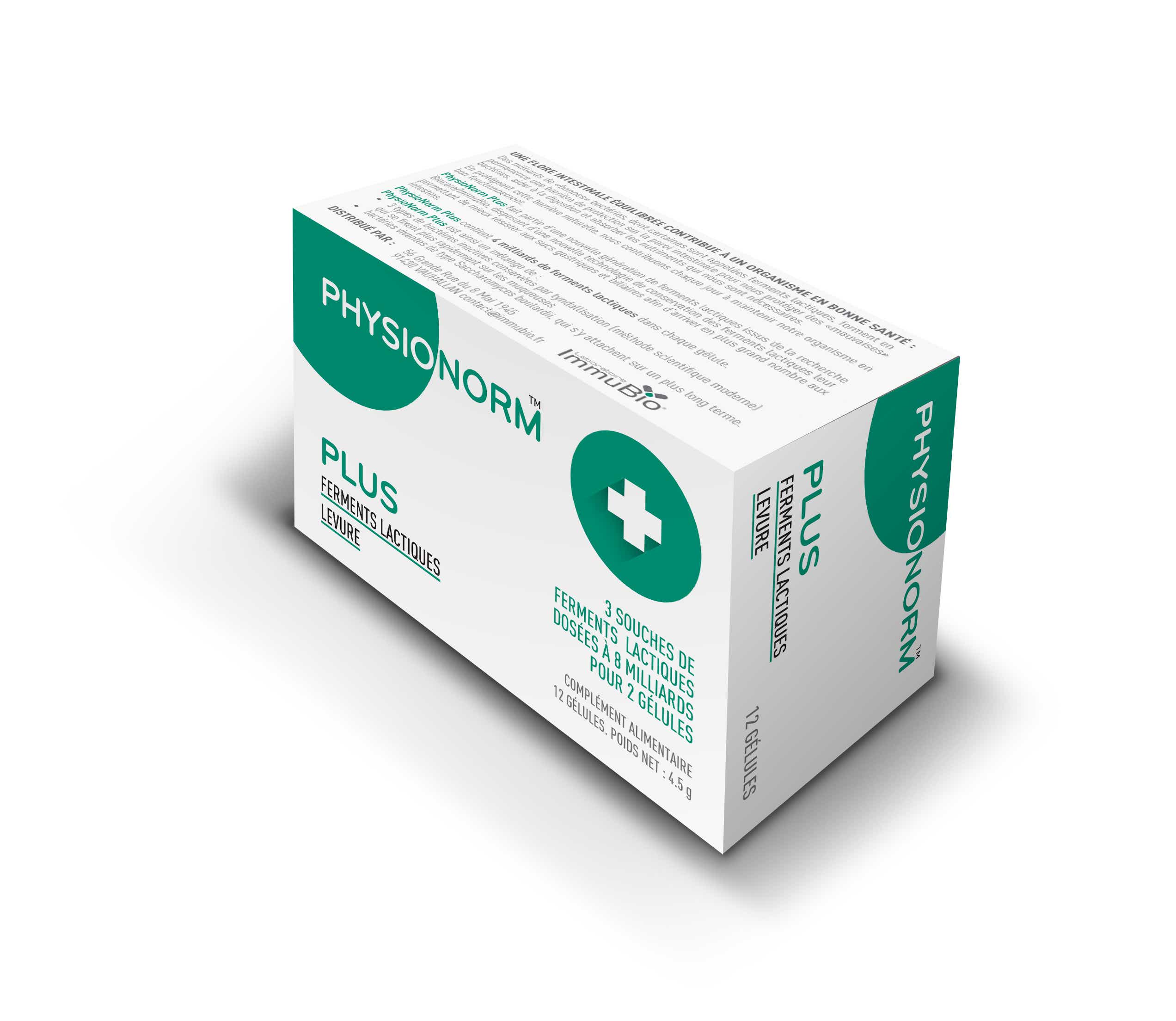 LABORATORY IMMUBIO PHYSIONORM PLUS 12 CAPSULES