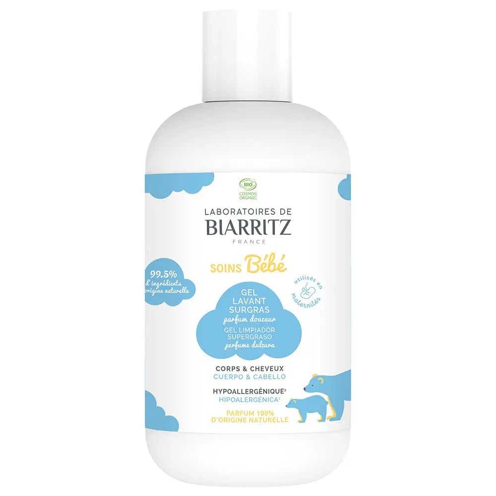 LABORATOIRES DE BIARRITZ BABY CARE ORGANIC SURGRAS BODY AND HAIR WASHING GEL 200ML