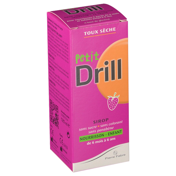 LABORATOIRES PIERRE FABRE SMALL DRILL SYRUP DRY COUGH 125 ML