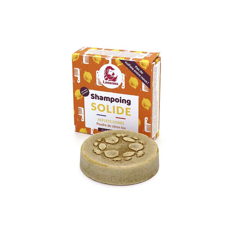 LAMAZUNA SOLID SHAMPOO WITH GOLDEN REFLECTIONS 70G