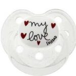 THE FRENCH BABY BOTTLE PHYSIOLOGICAL PACIFIER MY LOVE 6 MONTHS AND OVER 1 UNIT