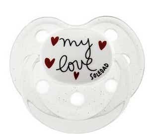 THE FRENCH BABY BOTTLE PHYSIOLOGICAL PACIFIER MY LOVE 6 MONTHS AND OVER 1 UNIT